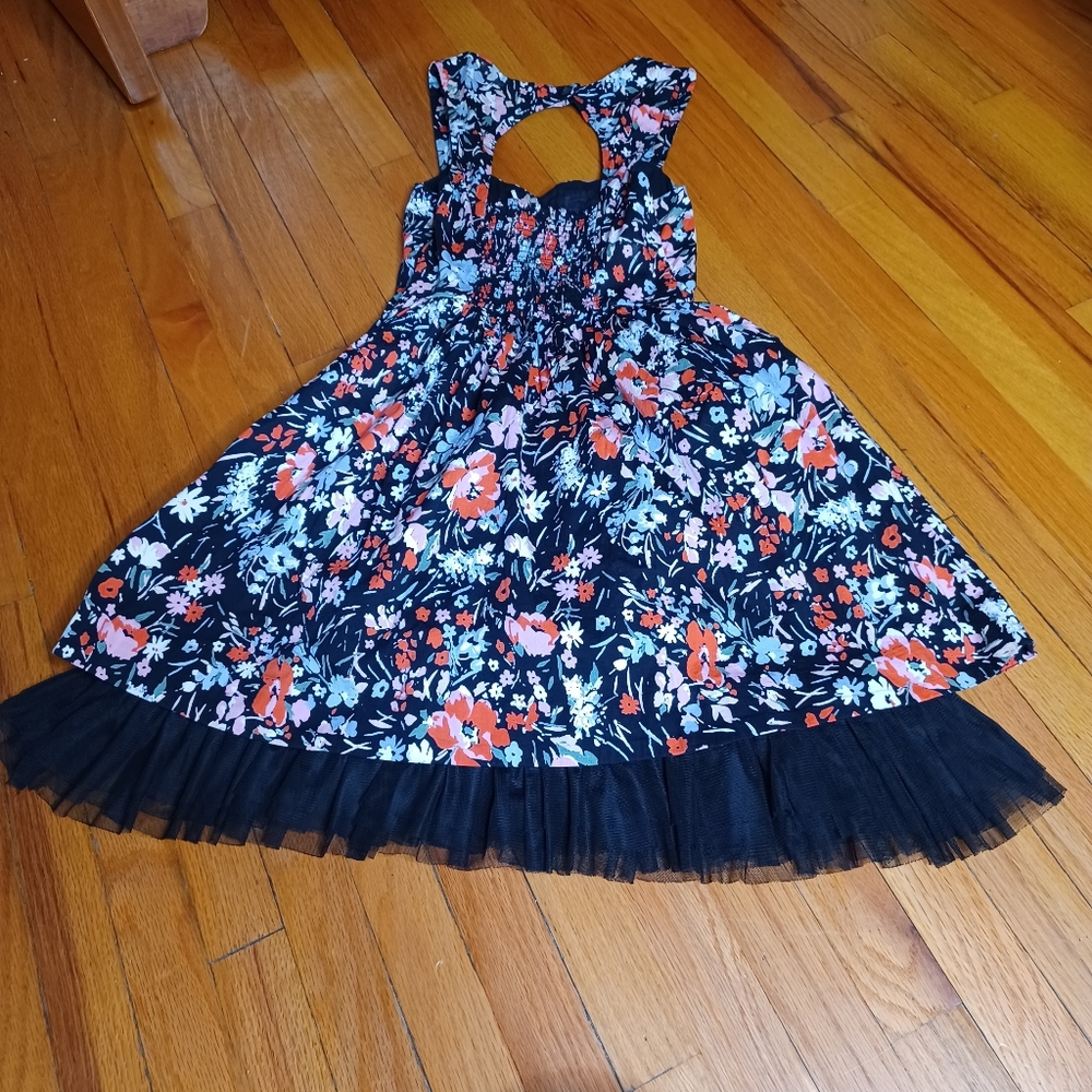 FREE PEOPLE floral meeting dress made in India runs like XS -S *see measur… - Picture 5 of 12